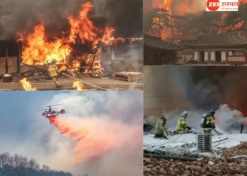 South korea fire