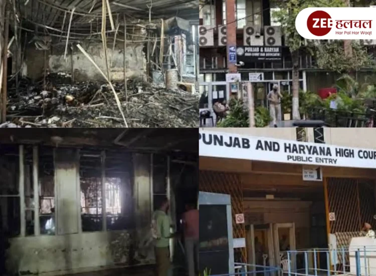 Punjab Haryana High Court Fire