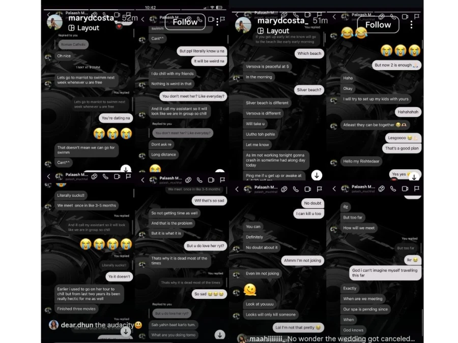 स्मृति मंधाना और पलाश मुच्छल की पोस्टपोन शादी और वायरल चैट विवाद की खबर | Smriti Mandhana Palash Muchhal news