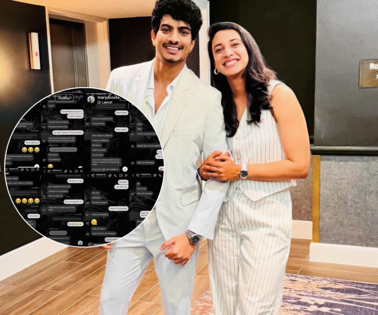 स्मृति मंधाना और पलाश मुच्छल की पोस्टपोन शादी और वायरल चैट विवाद की खबर | Smriti Mandhana Palash Muchhal news