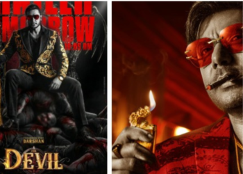 दर्शन ‘द डेविल’ फिल्म में मुख्य किरदार के रूप में दमदार लुक में नजर आते हुए | the devil movie
