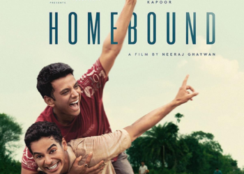 नीरज घेवान की फिल्म होमबाउंड का पोस्टर, जो ऑस्कर 2026 की इंटरनेशनल फीचर फिल्म शॉर्टलिस्ट में शामिल हुई | Homebound selected for oscar
