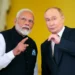 व्लादिमीर पुतिन और नरेंद्र मोदी की दिल्ली में मुलाकात की तस्वीर |putin visit to india