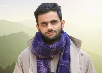 Umar Khalid की जेल जीवन को दर्शाती तस्वीर
