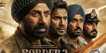 Border 2 फिल्म बॉक्स ऑफिस कलेक्शन पोस्टर, सनी देओल, वरुण धवन और दिलजीत दोसांझ के साथ 2026 रिलीज