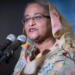 Sheikh Hasina दिल्ली में दिए गए विवादास्पद भाषण की फोटो, जनवरी 2026
