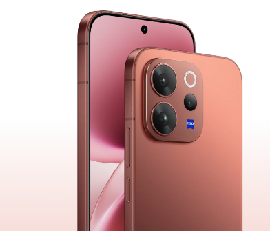 Vivo V70 के बैक पैनल पर 50MP Zeiss OIS मुख्य कैमरा, 50MP नाइट टेलीफोटो (3x ऑप्टिकल जूम) और अल्ट्रावाइड लेंस का क्लोज-अप।