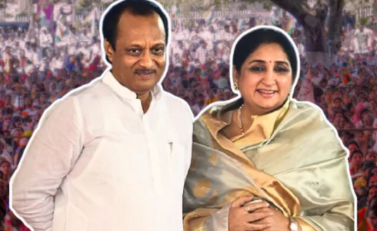 सुनेत्रा पवार महाराष्ट्र की पहली महिला उपमुख्यमंत्री