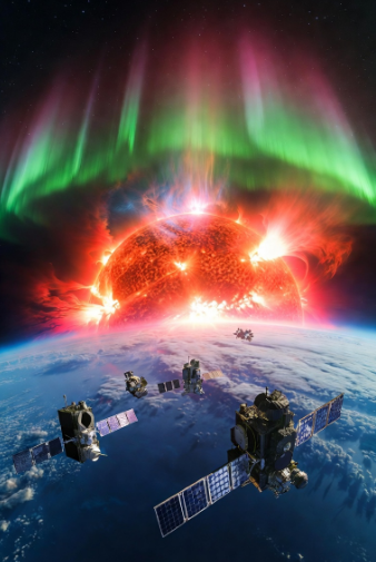 सूर्य से निकलती शक्तिशाली सोलर फ्लेयर का NASA कैद किया गया दृश्य | sun solar flares