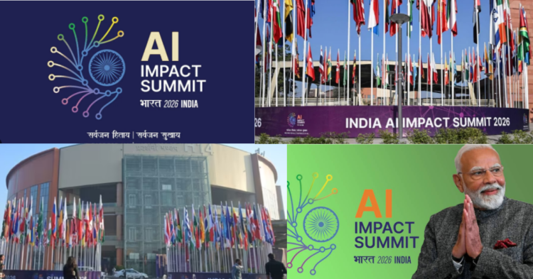 भारत AI इम्पैक्ट समिट 2026 का प्रवेश द्वार |AI Summit 2026 Delhi