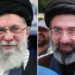 Khamenei परिवार: पूर्व Supreme Leader Ayatollah Ali Khamenei और उनके बेटे Mojtaba Khamenei की संयुक्त छवि। Iranian Supreme Leader