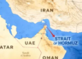 Iran closes strait का सैटेलाइट मैप - जहां इरान क्लोजेस स्ट्रेट करके दुनिया के 20 प्रतिशत तेल सप्लाई को प्रभावित कर रहा है 2026