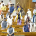Women Reservation Bill Lok Sabha: प्रधानमंत्री मोदी और सांसद लोकसभा में Nari Shakti Vandan Adhiniyam पर चर्चा करते हुए