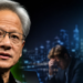 Jensen Huang AI Job Warning का इन्फोग्राफिक - AI टूल्स इस्तेमाल करने वाला व्यक्ति आगे निकलता हुआ और पारंपरिक कार्यकर्ता पीछे रहता हुआ, जॉब ट्रांसफॉर्मेशन दिखाता हुआ